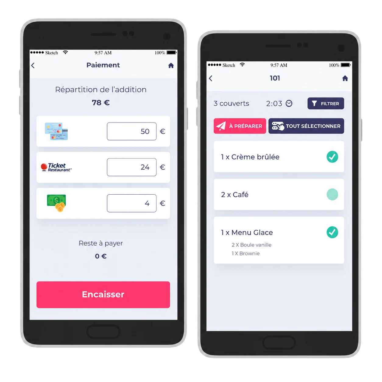 Fuelup Payment and Filter Screen
