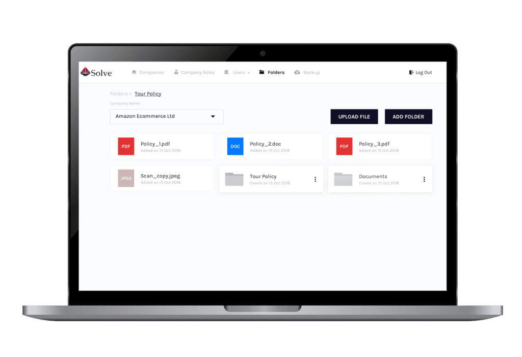 Solve EOD showing upload companies details